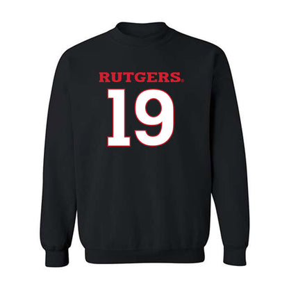 Rutgers - NCAA Baseball : Zack Konstantinovsky - Replica Shersey Crewneck Sweatshirt-0