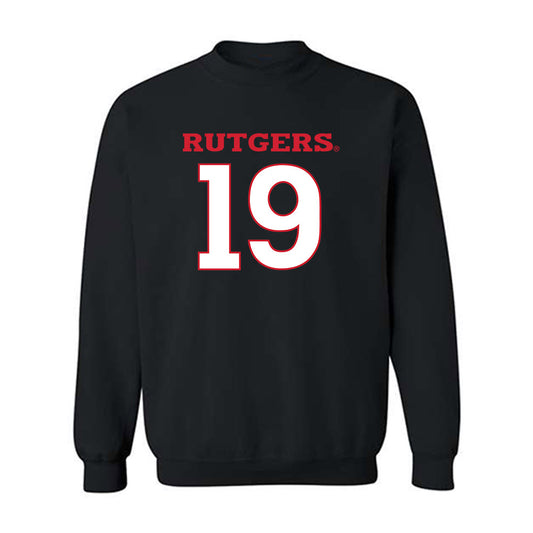 Rutgers - NCAA Baseball : Zack Konstantinovsky - Replica Shersey Crewneck Sweatshirt-0