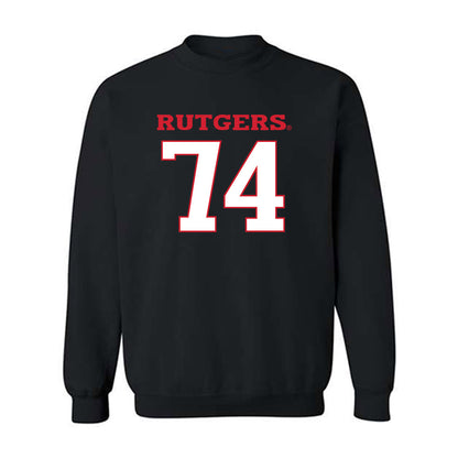 Rutgers - NCAA Football : Moshood Giwa - Replica Shersey Crewneck Sweatshirt-0