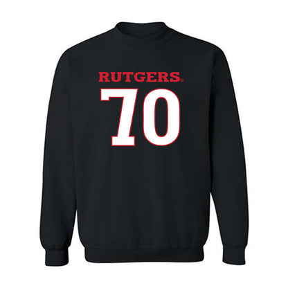 Rutgers - NCAA Football : Cameron Greene - Replica Shersey Crewneck Sweatshirt-0