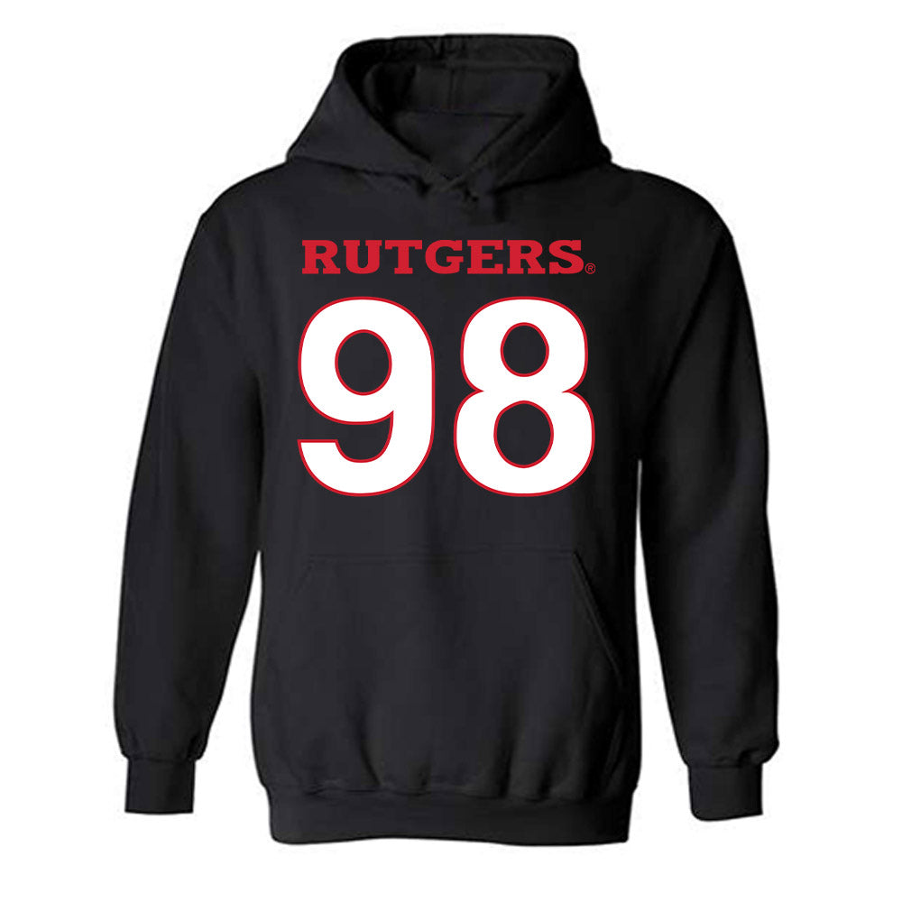 Rutgers - NCAA Football : Braxton Kyle - Replica Shersey Hooded Sweatshirt-0