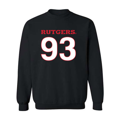 Rutgers - NCAA Football : Reece Beck - Replica Shersey Crewneck Sweatshirt-0