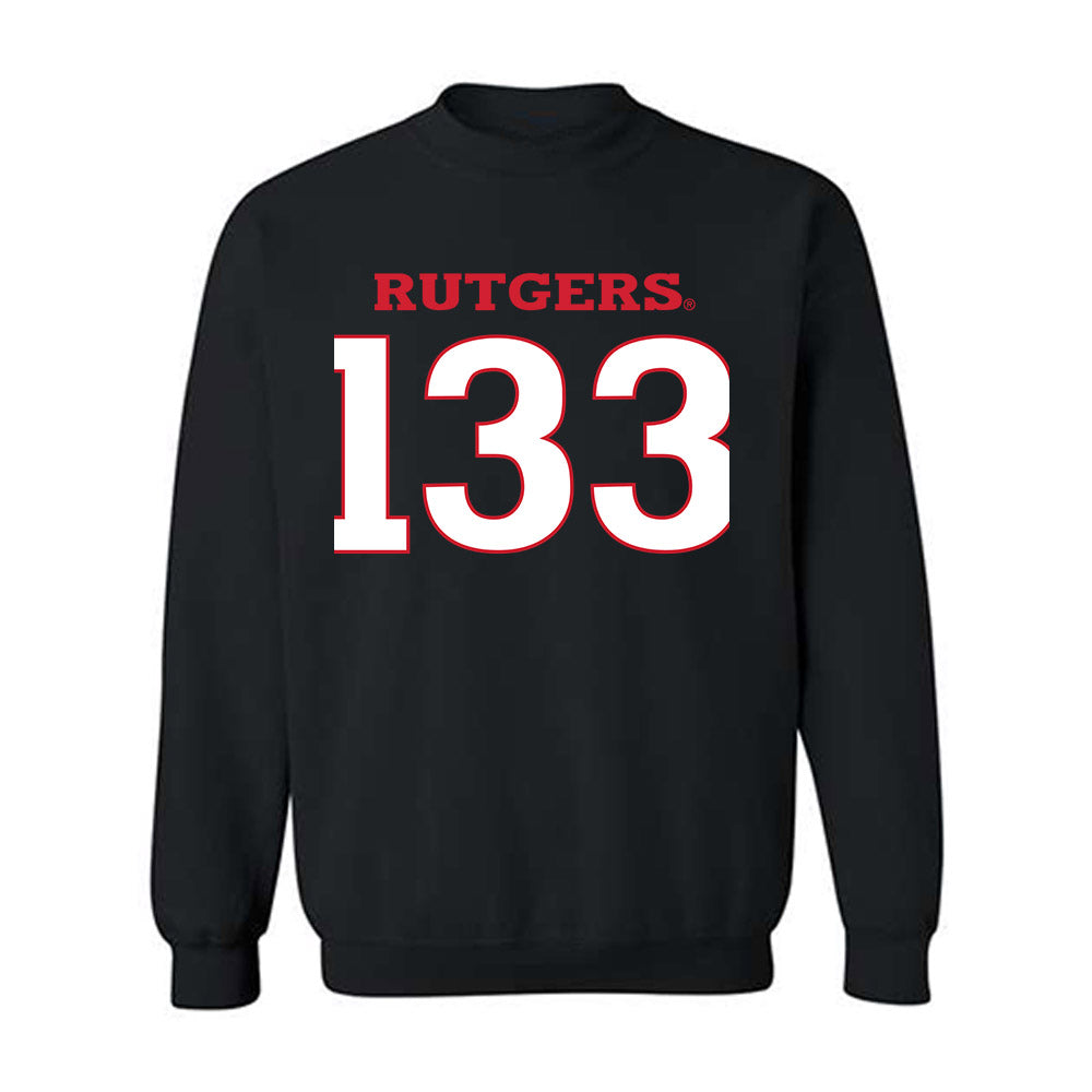 Rutgers - NCAA Wrestling : Mason Gibson - Replica Shersey Crewneck Sweatshirt-0