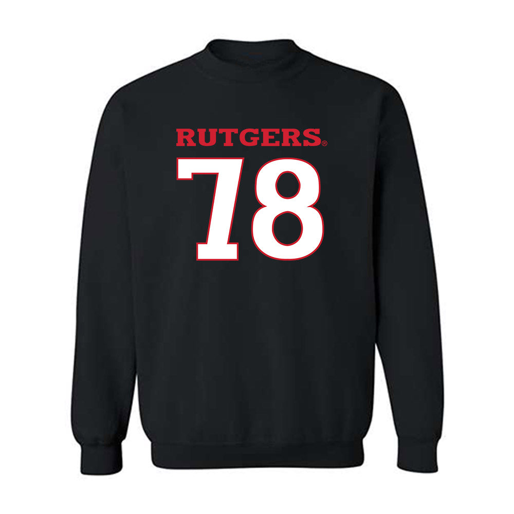 Rutgers - NCAA Football : Miron Gurman - Replica Shersey Crewneck Sweatshirt-0