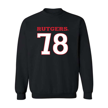 Rutgers - NCAA Football : Miron Gurman - Replica Shersey Crewneck Sweatshirt-0