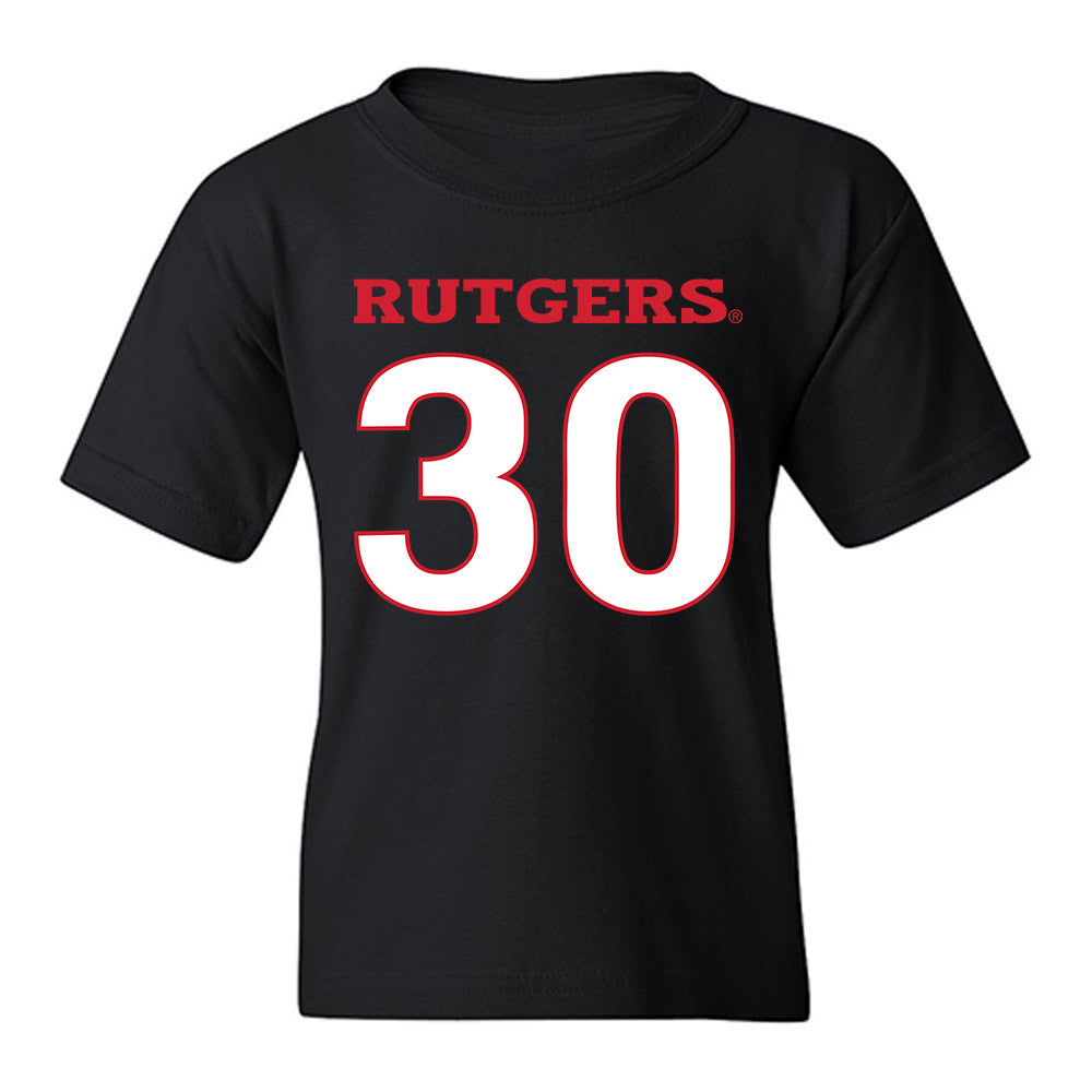 Rutgers - NCAA Women's Soccer : Iris de Rouw - Replica Shersey Youth T-Shirt-0