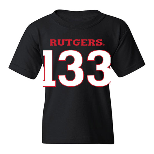 Rutgers - NCAA Wrestling : Brett Ungar - Replica Shersey Youth T-Shirt-0