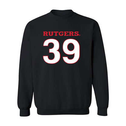 Rutgers - NCAA Baseball : Zachary Gleason - Replica Shersey Crewneck Sweatshirt-0
