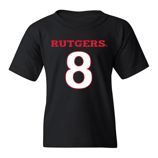Rutgers - NCAA Football : Wydeek Collier - Replica Shersey Youth T-Shirt-0
