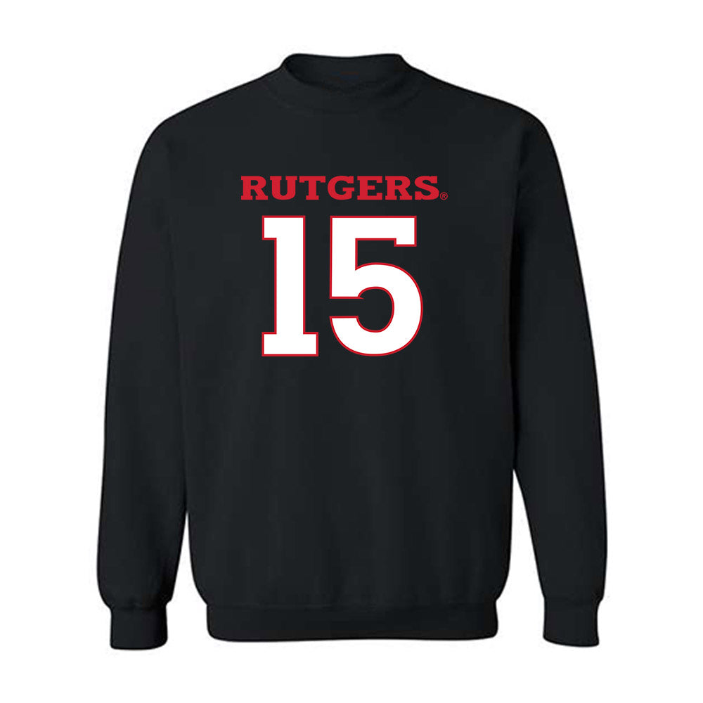 Rutgers - NCAA Football : Rocco Rainone - Replica Shersey Crewneck Sweatshirt-0