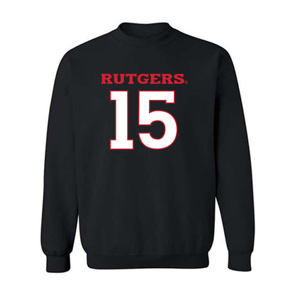 Rutgers - NCAA Football : Rocco Rainone - Replica Shersey Crewneck Sweatshirt-0