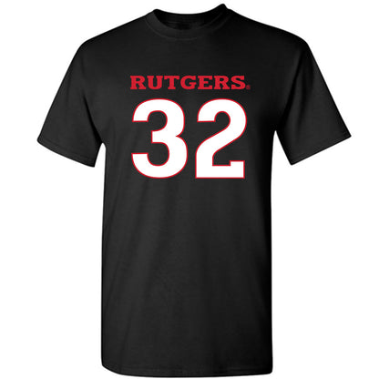 Rutgers - NCAA Men's Basketball : Christian Gurdak - Replica Shersey T-Shirt-0