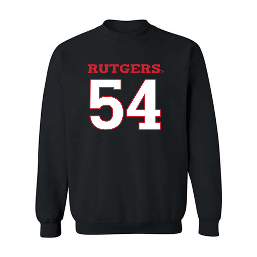 Rutgers - NCAA Football : Everett Small - Replica Shersey Crewneck Sweatshirt-0