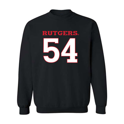 Rutgers - NCAA Football : Everett Small - Replica Shersey Crewneck Sweatshirt-0