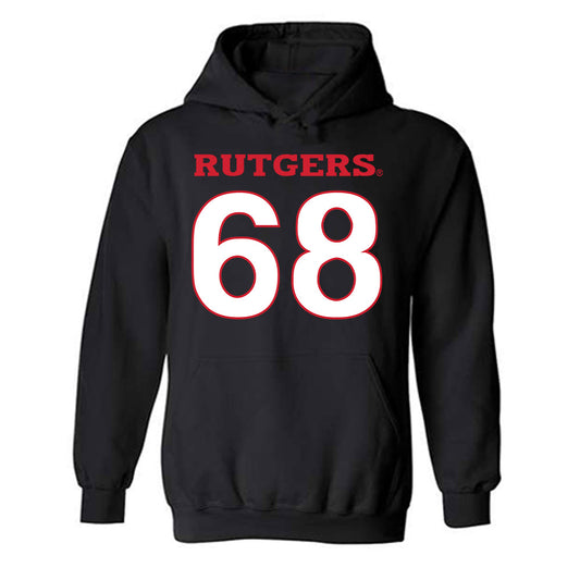 Rutgers - NCAA Football : Matthew Murri - Replica Shersey Hooded Sweatshirt-0