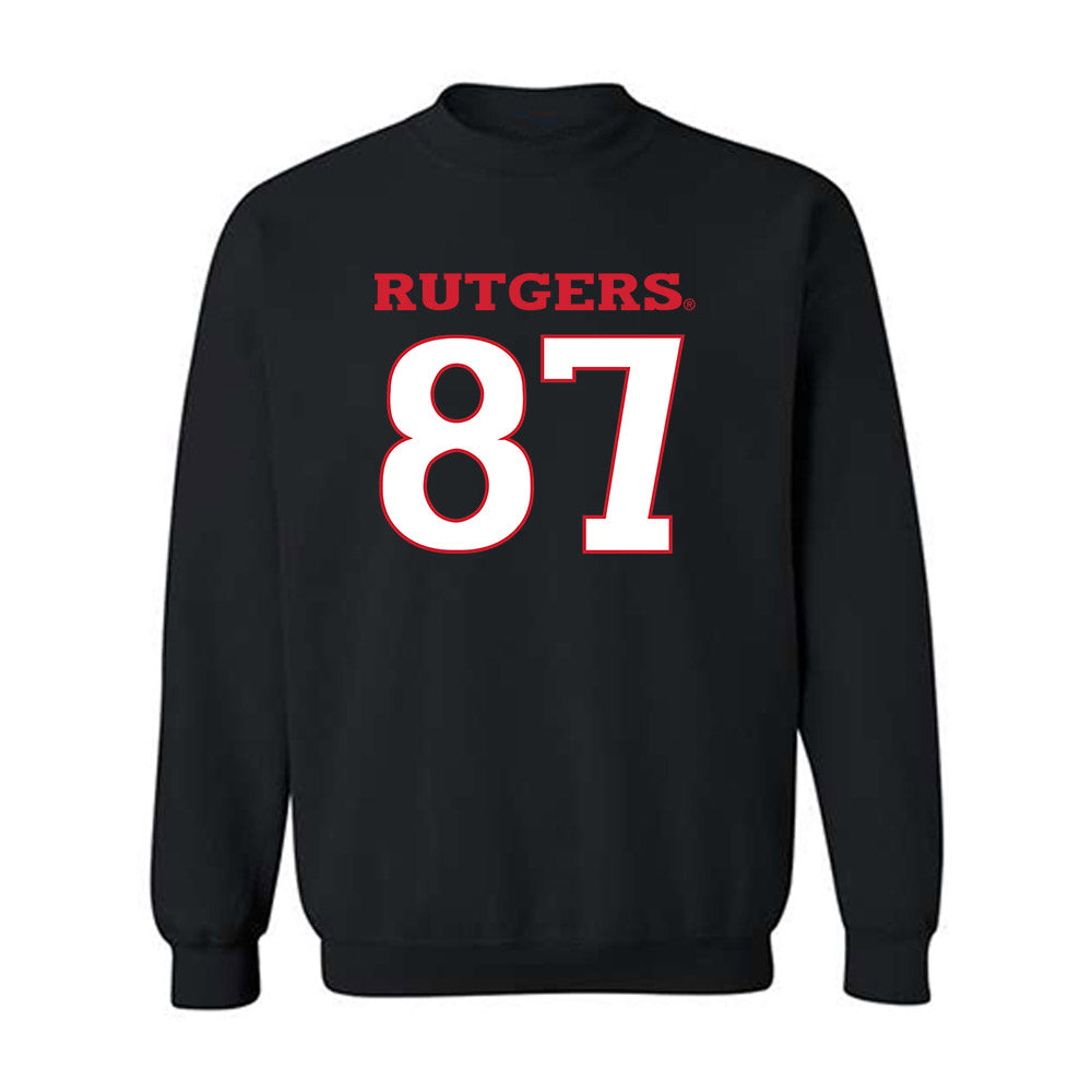 Rutgers - NCAA Football : Montgomery Keener - Replica Shersey Crewneck Sweatshirt-0