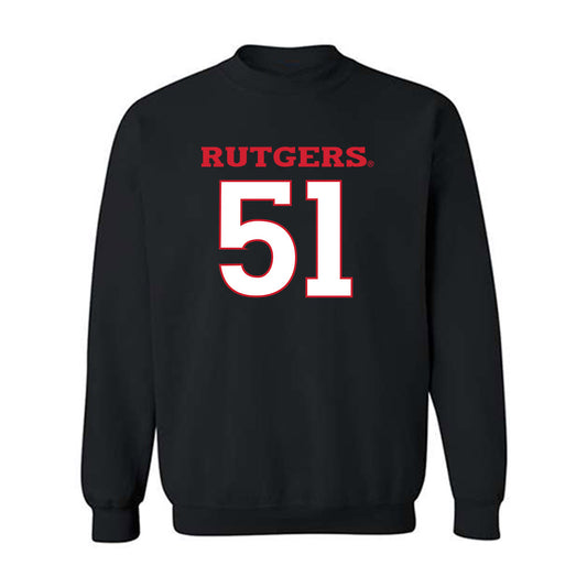 Rutgers - NCAA Football : Raymond Giacobbe - Replica Shersey Crewneck Sweatshirt-0
