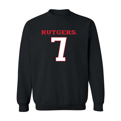Rutgers - NCAA Women's Soccer : Kennedi Cotter - Replica Shersey Crewneck Sweatshirt-0