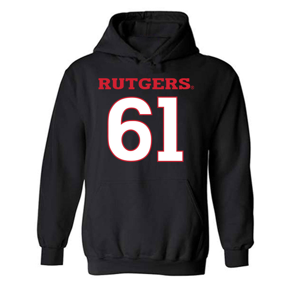 Rutgers - NCAA Football : Emir Stinette - Replica Shersey Hooded Sweatshirt-0