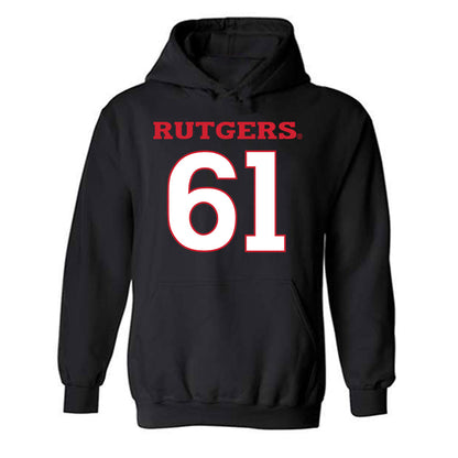 Rutgers - NCAA Football : Emir Stinette - Replica Shersey Hooded Sweatshirt-0