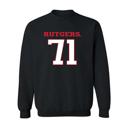 Rutgers - NCAA Football : Jared Smith - Replica Shersey Crewneck Sweatshirt-0