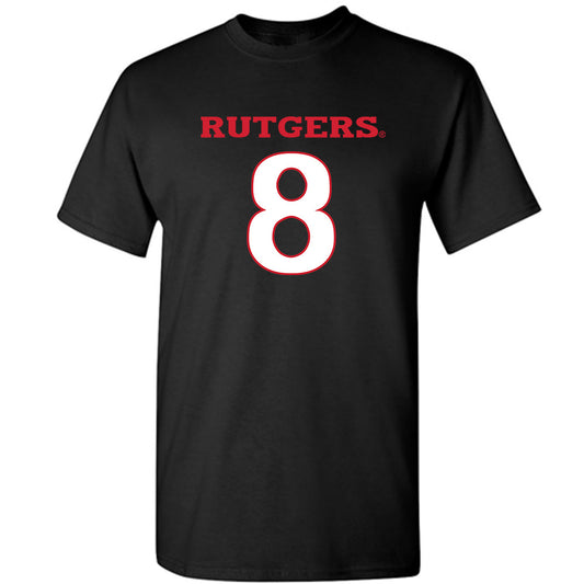 Rutgers - NCAA Baseball : Garrett Shapiro - Replica Shersey T-Shirt-0
