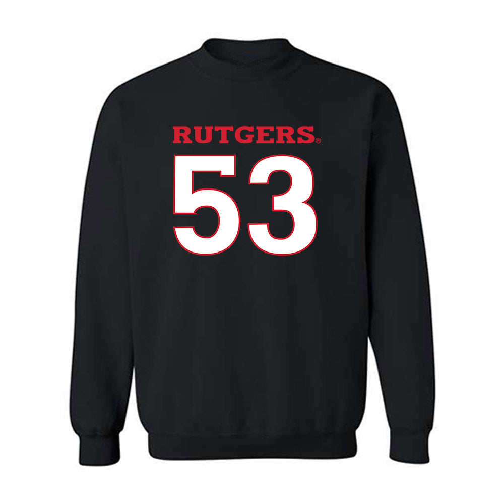 Rutgers - NCAA Football : Hank Zilinskas - Replica Shersey Crewneck Sweatshirt-0