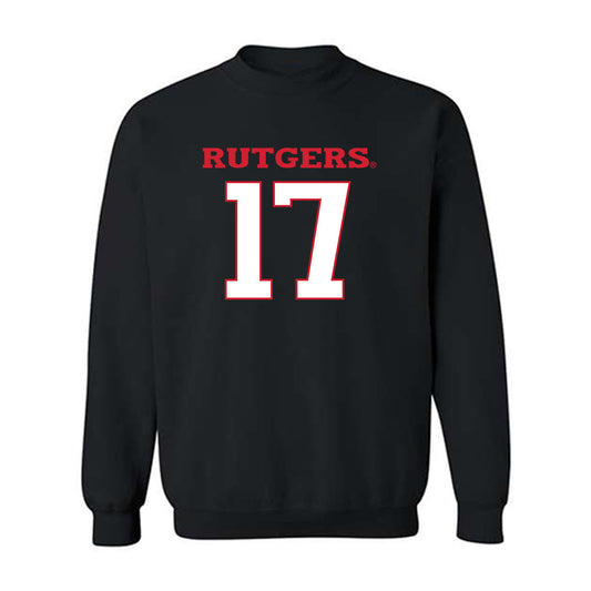 Rutgers - NCAA Women's Soccer : Ashley Baran - Replica Shersey Crewneck Sweatshirt-0