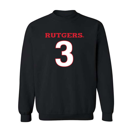 Rutgers - NCAA Women's Soccer : Lilia Calvert - Replica Shersey Crewneck Sweatshirt-0