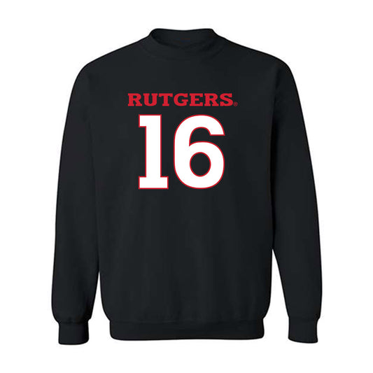 Rutgers - NCAA Women's Field Hockey : Samantha Arnold - Replica Shersey Crewneck Sweatshirt-0