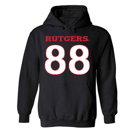Rutgers - NCAA Football : Michael Higgins - Replica Shersey Hooded Sweatshirt-0