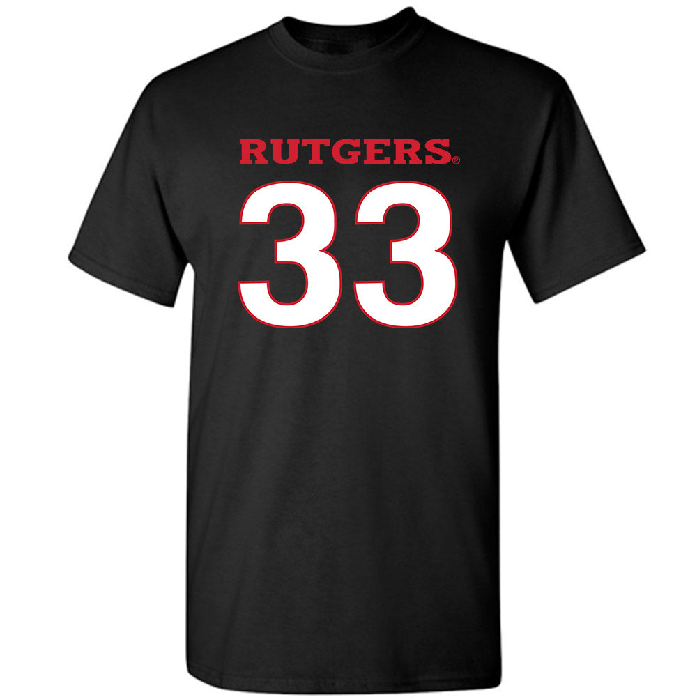 Rutgers - NCAA Softball : Desiree Trudel - Replica Shersey T-Shirt-0