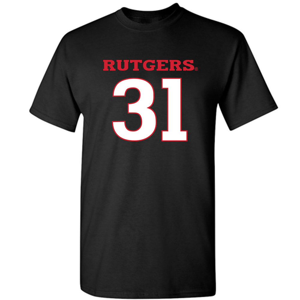 Rutgers - NCAA Men's Soccer : Logan Brown - Replica Shersey T-Shirt-0