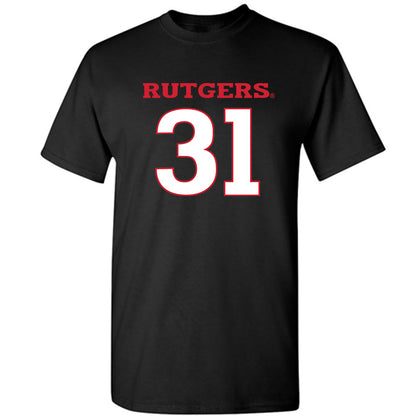 Rutgers - NCAA Men's Soccer : Logan Brown - Replica Shersey T-Shirt-0