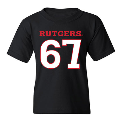 Rutgers - NCAA Football : Christopher Vigna - Replica Shersey Youth T-Shirt-0