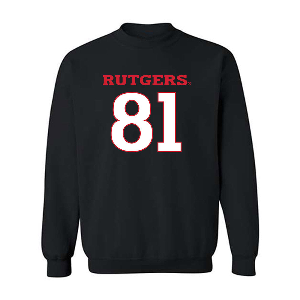 Rutgers - NCAA Football : DJ Howerton - Replica Shersey Crewneck Sweatshirt-0