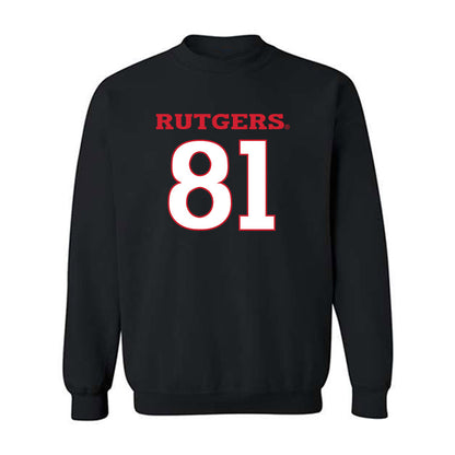 Rutgers - NCAA Football : DJ Howerton - Replica Shersey Crewneck Sweatshirt-0