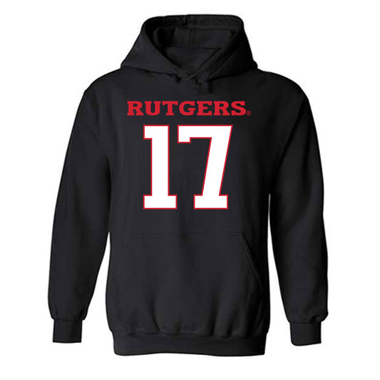 Rutgers - NCAA Football : Rocco Rainone - Replica Shersey Hooded Sweatshirt-0