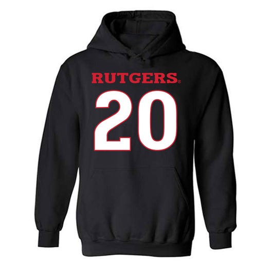 Rutgers - NCAA Women's Lacrosse : Kayleigh Coughlin - Replica Shersey Hooded Sweatshirt-0