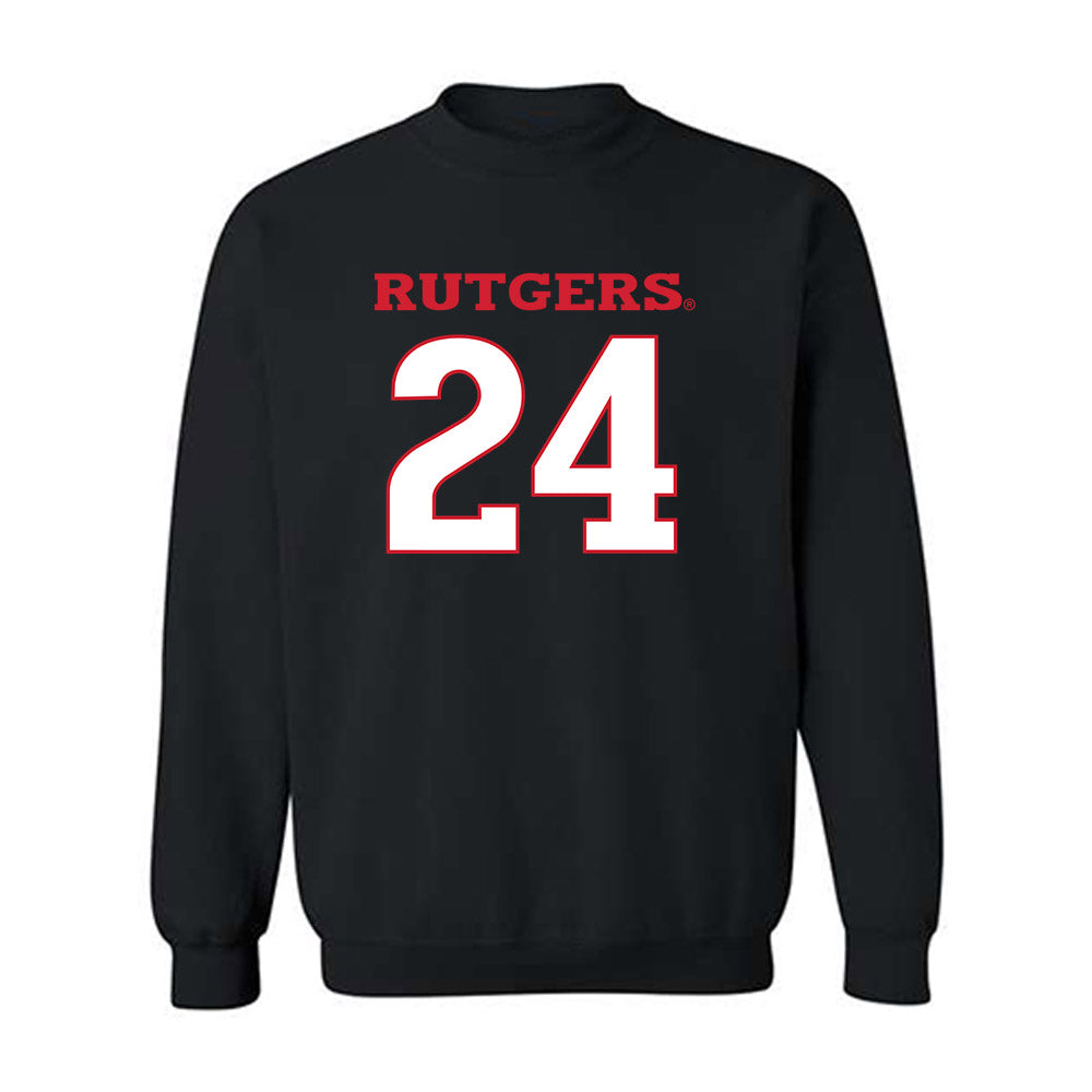 Rutgers - NCAA Men's Lacrosse : Mason Kelly - Replica Shersey Crewneck Sweatshirt-0