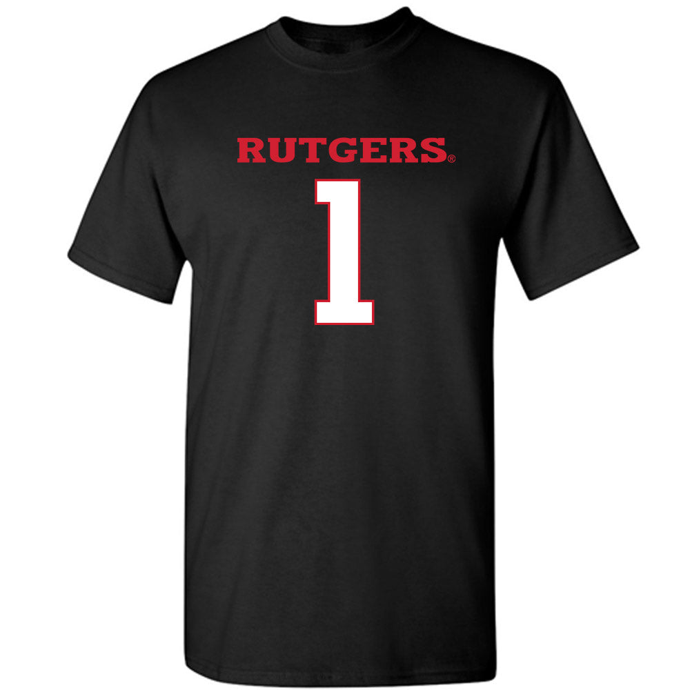 Rutgers - NCAA Women's Basketball : Lauryn Swann - Replica Shersey T-Shirt-0