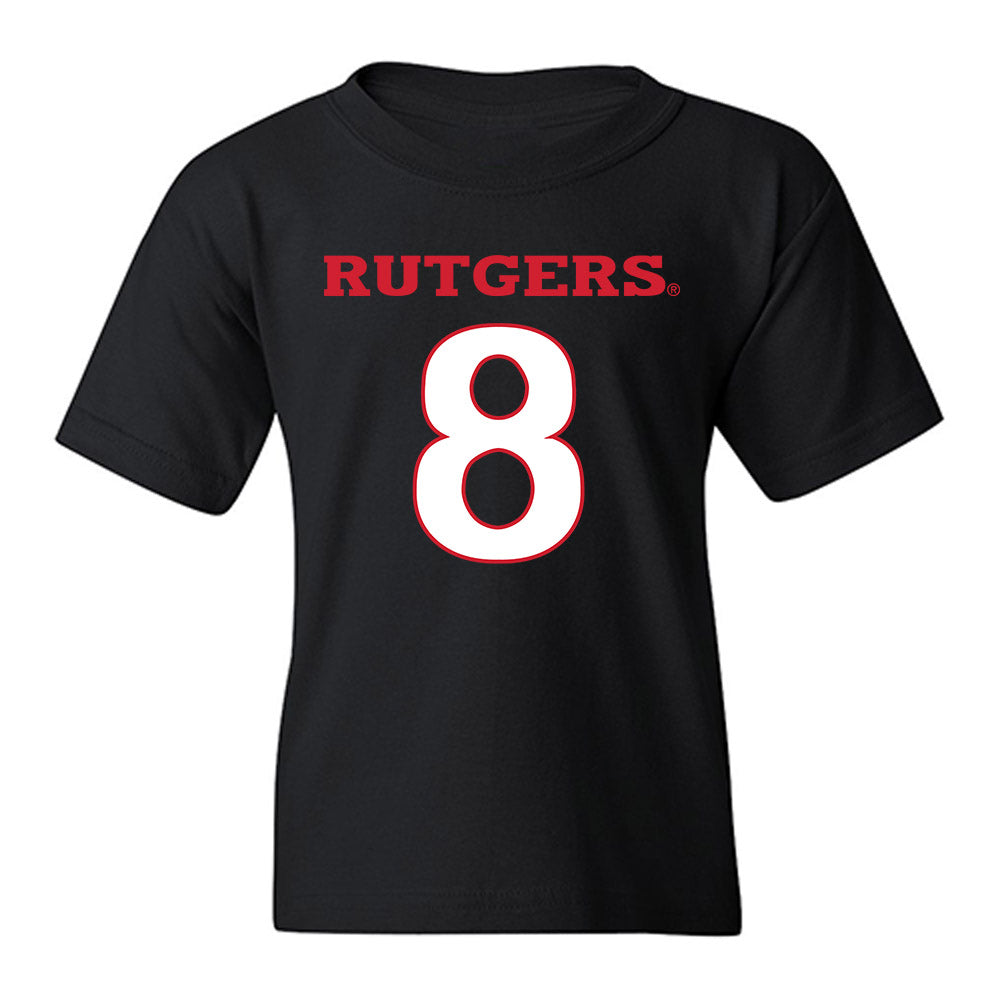 Rutgers - NCAA Football : Wydeek Collier-Johnson - Replica Shersey Youth T-Shirt-0