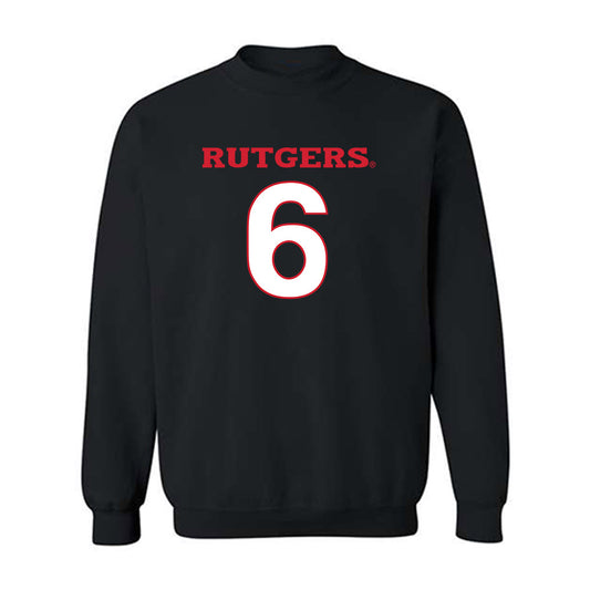 Rutgers - NCAA Football : Sean Ashenfelder - Replica Shersey Crewneck Sweatshirt-0