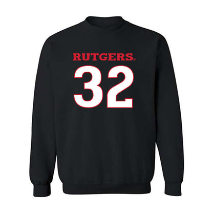 Rutgers - NCAA Football : RJ Johnson Jr. - Replica Shersey Crewneck Sweatshirt-0