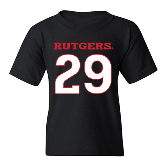 Rutgers - NCAA Men's Lacrosse : Hunter Falzon - Replica Shersey Youth T-Shirt-0