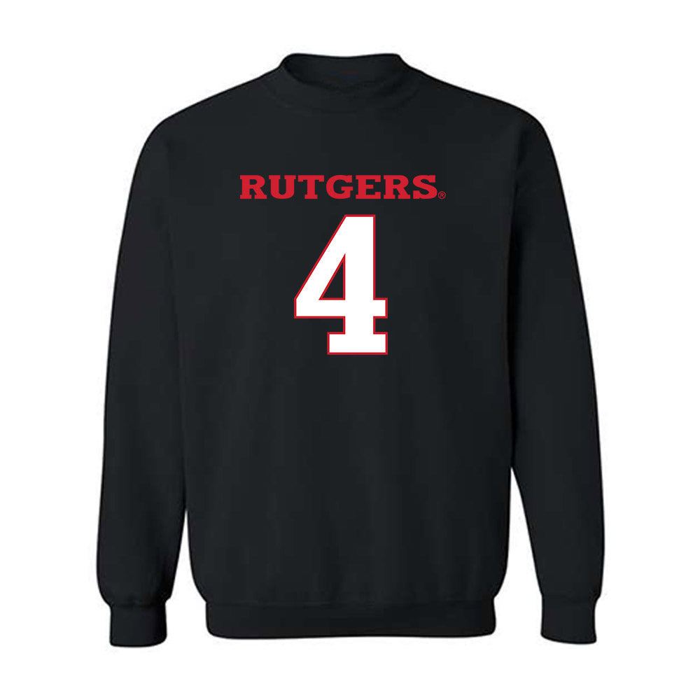 Rutgers - NCAA Football : Jourdin Houston - Replica Shersey Crewneck Sweatshirt-0