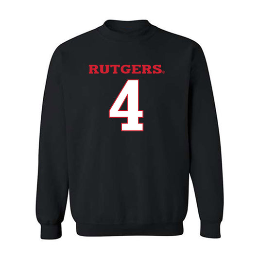 Rutgers - NCAA Football : Jourdin Houston - Replica Shersey Crewneck Sweatshirt-0