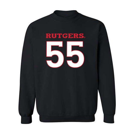 Rutgers - NCAA Football : Nicholas Oliveira - Replica Shersey Crewneck Sweatshirt-0