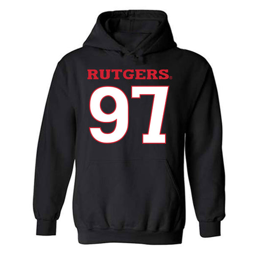Rutgers - NCAA Football : Rinaldo Callaway III - Replica Shersey Hooded Sweatshirt-0
