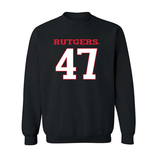 Rutgers - NCAA Football : Austin Dean - Replica Shersey Crewneck Sweatshirt-0